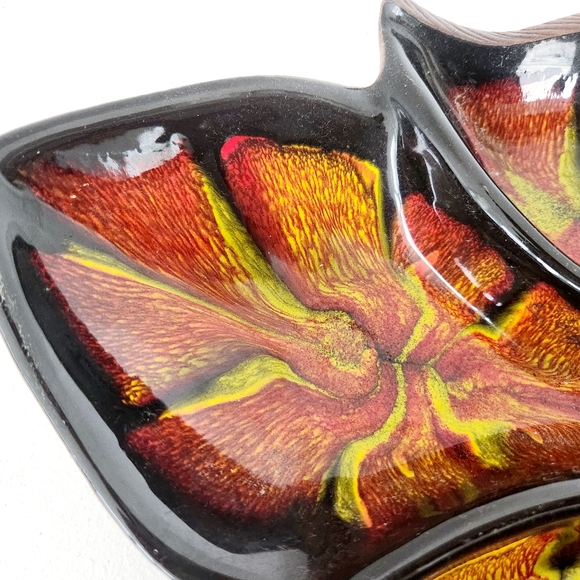 Mid Century CA Pottery Sequoia Ware Divided Serving Dish - Picture 4 of 6